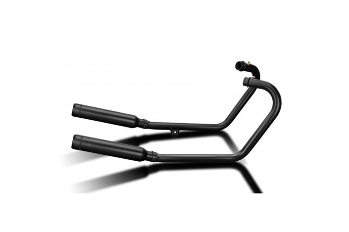 Komplette Abgasanlage mit Bullnose-Schalldämpfer, 410 mm, Honda GL1500 F6C 1996–2003