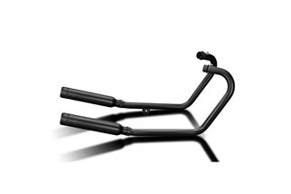 Komplette Abgasanlage mit Bullnose-Schalldämpfer, 410 mm, Honda GL1500 F6C 1996–2003