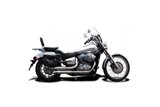 Système d'échappement complet avec silencieux personnalisé Bull Nose 410 mm Kawasaki VN900 2006 2016