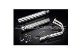 Sistema di scarico completo per Kawasaki Vulcan S En650 2015-21 2-1 550mm Silenziatore Custom Bull Nose