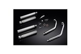 Sistema di scarico completo per Kawasaki Vn900 06-16 2-2 550mm Silenziatore Custom Bull Nose