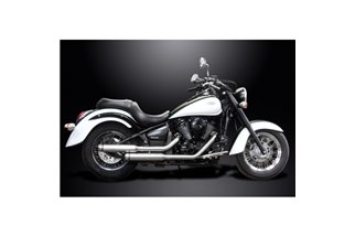 Système d'échappement complet pour Kawasaki Vn900 06-16 2-2 410 mm, silencieux personnalisé Bull Nose