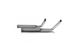 Sistema di scarico completo per Kawasaki Mean Streak Vn1500 Vn1600 02-08 2-2 550mm Bull Nose Silencer