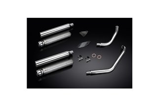 Sistema di scarico completo per Kawasaki Mean Streak Vn1500 Vn1600 02-08 2-2 550mm Bull Nose Silencer