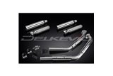 Full Exhaust System for Suzuki Vl800 Intruder 01-16 2-2 410mm Custom Silencer Bull Nose