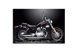 Système d'échappement complet pour Yamaha Xv125 Xv250 Virago 88-17 2-2 410mm, silencieux personnalisé, nez de taureau