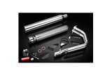 Sistema di scarico completo per Kawasaki Vulcan S 650 2021-2023 Silenziatore Bull Nose da 550 mm inossidabile