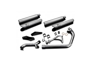 Full exhaust system custom muffler bar cut 550mm suzuki vl800 intruder volusia 2001 2016