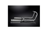 Sistema di scarico completo per W650 W800 99-23 410mm Custom 80 Silenziatori Bull Nose 2 - 2 S