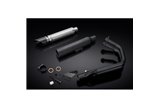 Système d'échappement complet pour Kawasaki Vulcan S En650 2015-21 2-1 410 mm en céramique noire Slash Cut