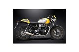 Sistema di scarico completo per silenziatore Triumph Street Cup 17-19 410mm Custom Bull Nose