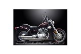 Système d'échappement complet pour Yamaha Xv125 Xv250 Virago 88-17 2-2 550mm silencieux personnalisé Slash Cut