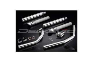 Full Exhaust System For Yamaha Xvs650A Dragstar 04-16 2-2 550mm Custom Silencer Slash Cut