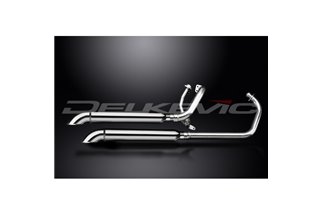 Complete exhaust system the resulting 550mm custom silencer yamaha xvs650 dragstar 2004 2016