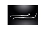 Complete exhaust system the resulting 550mm custom silencer kawasaki vn1500 1996 2006