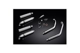 Sistema di scarico completo per Kawasaki Vn900 06-16 2-2 410mm Custom Silencer Turn Out