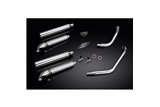 Sistema di scarico completo per Kawasaki Mean Streak Vn1500 Vn1600 02-08 2-2 550mm Turn Out Silencer