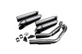 Sistema di scarico completo per Suzuki Vl800 Intruder 01-16 2-2 550mm Custom Silencer Turn Out