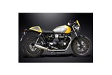 Complete exhaust system for Triumph Street Cup 17-19 410mm Custom Turnout Silencer