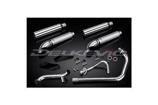 Système d'échappement complet pour Yamaha Xv125 Xv250 Virago 88-17 2-2 410mm, silencieux personnalisé