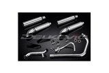 Système d'échappement complet pour Yamaha Xv125 Xv250 Virago 88-17 2-2 410mm, silencieux personnalisé