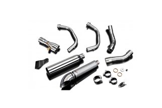 Sistema di scarico completo per Honda Cmx500 Cmx300 Rebel 2017-23 2-1 410Mm Turn Out Can Stainless