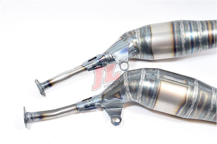 Silencer Jl Exhausts Side-Side Mild Steel Yamaha Tz250 H