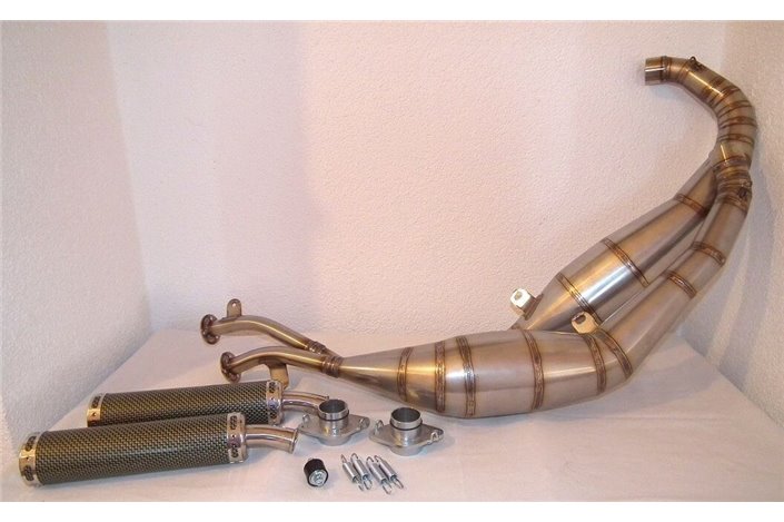 Mufflers Expansion Extension Steel Jim Lomas GP Style Suzuki RGV250 VJ22 1990 Silencieux en acier inoxydable 1995