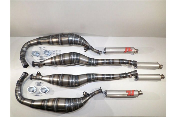 Exhausts Expansions Chambers Pipes Jim Lomas Suzuki Rg 500 1985 1989 Stainless Steel Exhaust