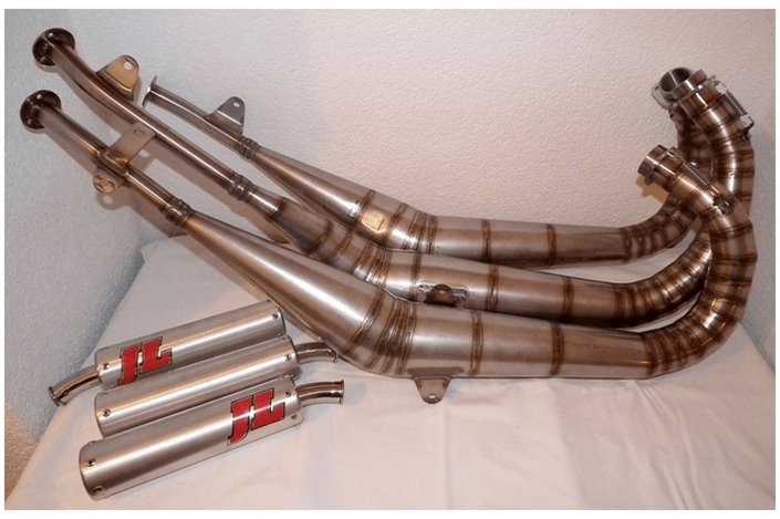 Exhausts Expansions Chambers Pipes Race Jim Lomas H2 H2R Kawasaki Gp Style