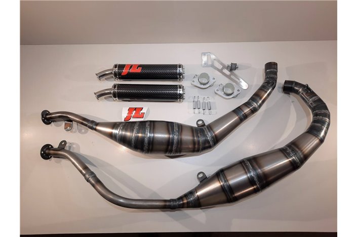 Auspuff auspuffanlage Jim Lomas Suzuki Rgv 250 Vj 22 Co2-Schalldämpfer