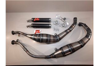 Exhaust Expansion chambers Jim Lomas Suzuki Rgv 250 Vj 22 Carbon Silencers