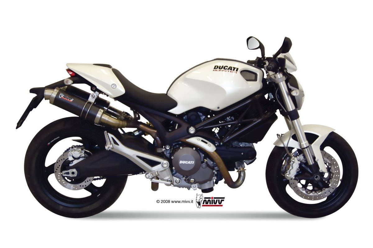 Terminali Scarico Mivv Gp Carbonio Ducati Monster 696 2008 - 2014