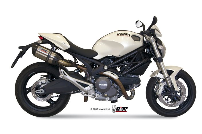 Silencers Exhaust Mivv Suono Stainless Steel Ducati Monster 696 2008 - 2014