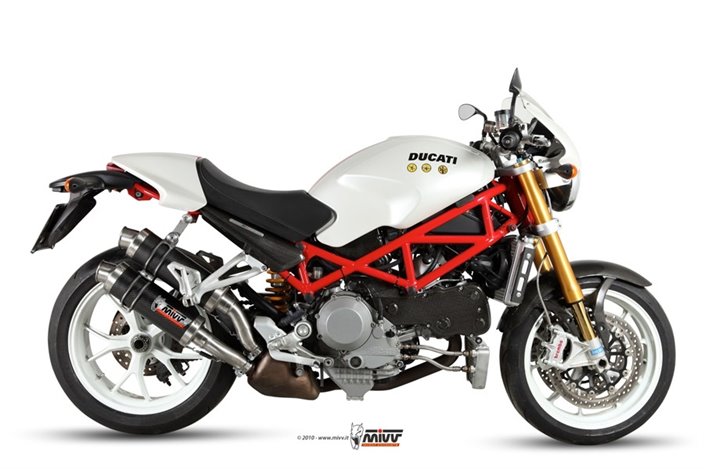 Schalldämpfer Escape Mivv Gp Carbon Ducati Monster S4Rs 2006 - 2008