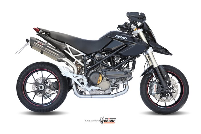 Silencieux Echappement Mivv Suono Inox Ducati Hypermotard 1100 2007 - 2009