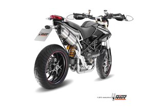 Schalldämpfer Escape Mivv Suono Edelstahl Ducati Hypermotard 1100 2007 - 2009