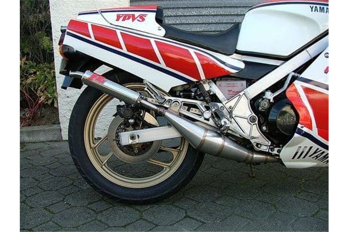 Komplette Auspuffanlage Jl Exhausts Seitlich In Edelstahl Yamaha Rz500 1984-1986