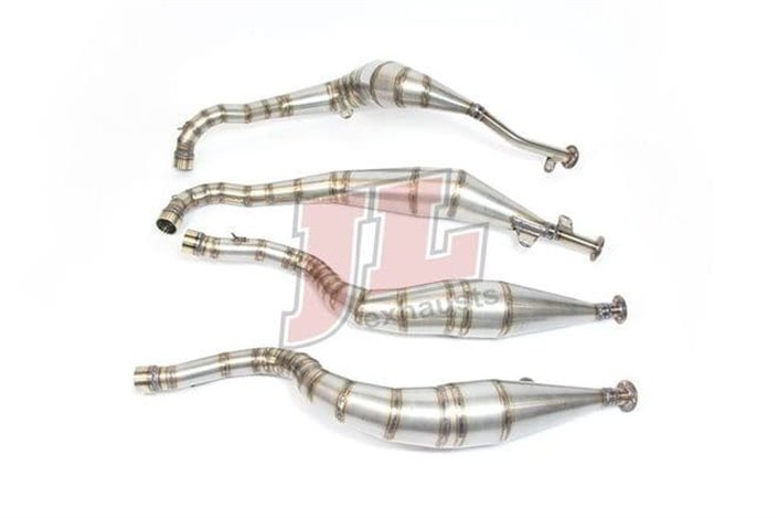 Système Complet D'Échappement Jl Exhausts Style Gp En Acier Inoxydable Yamaha Rd 500 1984-1986