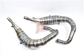 Komplette Auspuffanlage Jl Exhausts Oberer Hinterer Auslass Aus Flussstahl Yamaha Tdr250