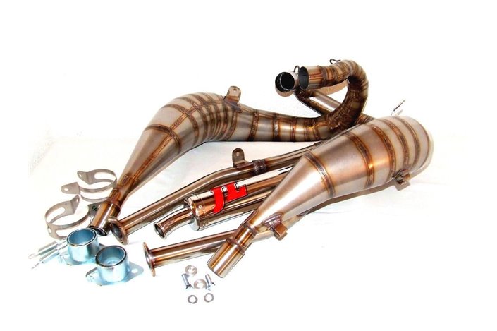 Système Complet D'Échappement Jl Exhausts Style De Sortie Arrière Supérieure En Acier Inoxydable Yamaha Tdr250