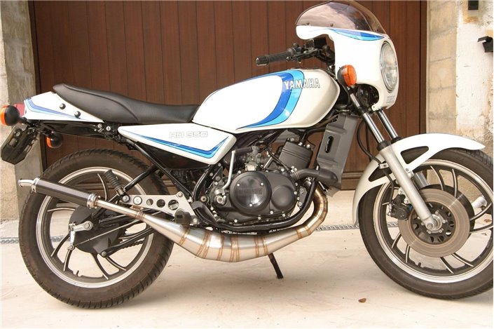 Komplette Auspuffanlage Jl Exhausts Cafe Racer-Stil Aus Baustahl Yamaha Rd350Lc