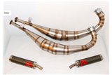 EXHAUSTS EXPANSIONS CHAMBERS  JIM LOMAS STAINLESS STEEL YAMAHA RD 350 LC 4L0