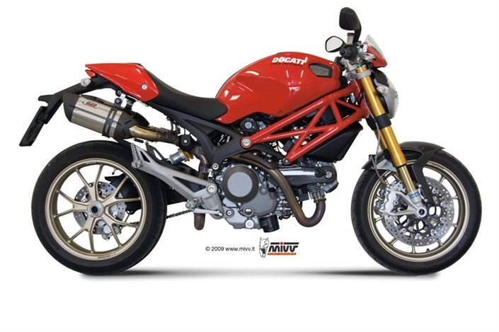 Silencers Exhaust Mivv Suono Stainless Steel Ducati Monster 795 2012 - 2014