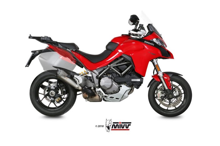 Schalldämpfer Escape Mivv Delta Race Edelstahl Ducati Multistrada 1260 2018 - 2020