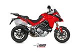 Schalldämpfer Escape Mivv Suono Schwarz Schwarz Edelstahl Ducati Multistrada 1260 2018 - 2020