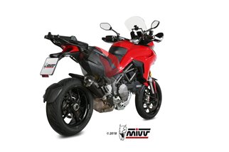 Schalldämpfer Escape Mivv Delta Race Schwarz Schwarz Edelstahl Ducati Multistrada 1260 2018 - 2020