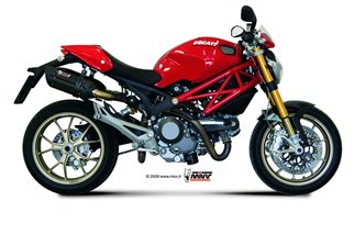 Terminali Scarico Mivv Suono Black Inox Nero Ducati Monster 796 2010 - 2014