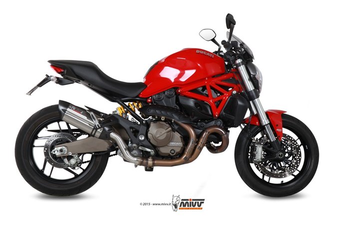 Schalldämpfer Escape Mivv Suono Edelstahl Ducati Monster 821 2014 - 2017