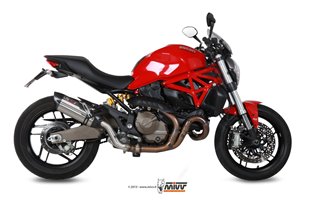 Silencer Exhaust Mivv Suono Stainless Steel Ducati Monster 821 2014 - 2017